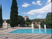 picturesque former monastery spain