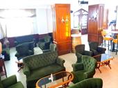 traditional pub-style bar with