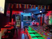 popular music bar with