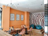 stylish contemporary café bar