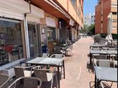 bar with hot kitchen