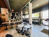trendy restaurant with terrace