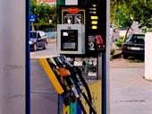 gas station busy area