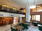 café bar with large