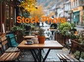 cosy café with sunnyterrace