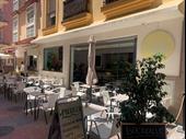 popular café busy area