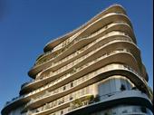 building with tourist apartments
